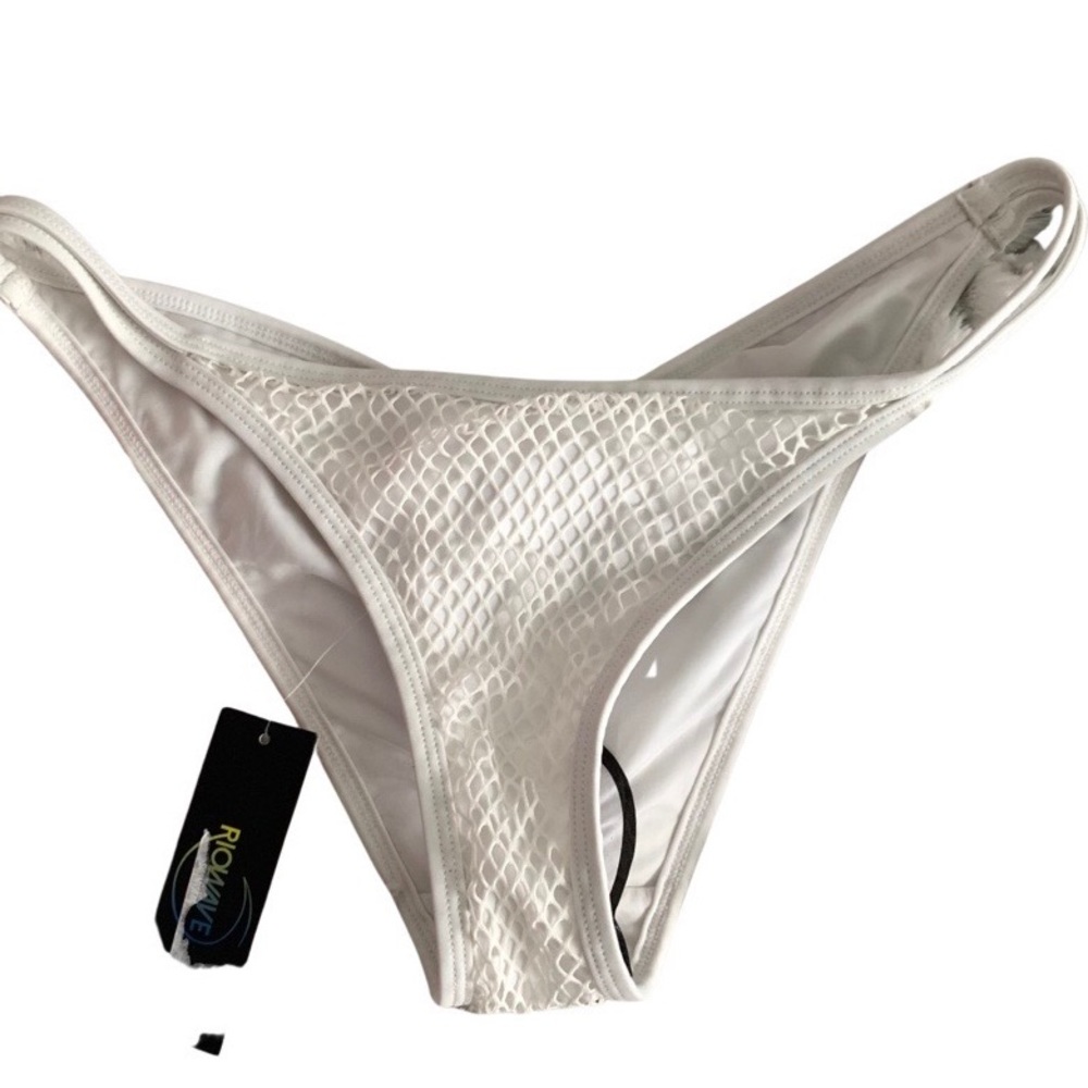 RioWave double hip strap mesh bikini bottom